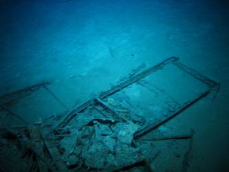 Believed to be wreckage of Walrus aircraft